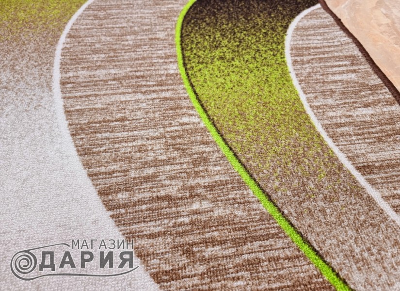 Мокетена пътека ERIKA 8012 beige/green